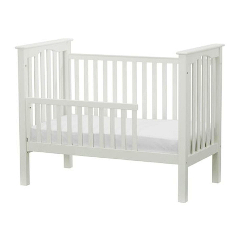 pottery barn kids KENDALL CRIB GUARDRAIL CONVERSION KIT Assembly manual
