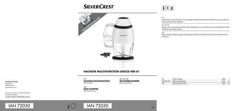 Silvercrest SMZCD 400 A1 User manual