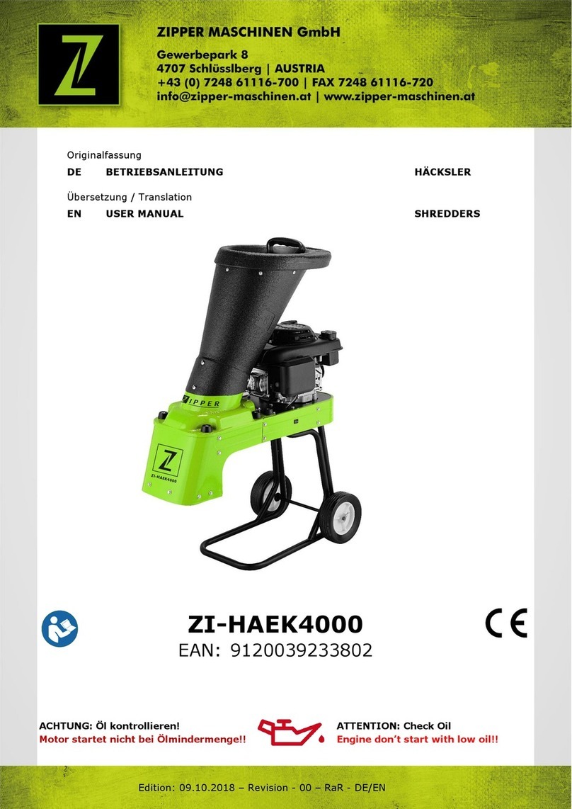 Z.I.P.P.ER MASCHINEN ZI-HAEK4000 user manual