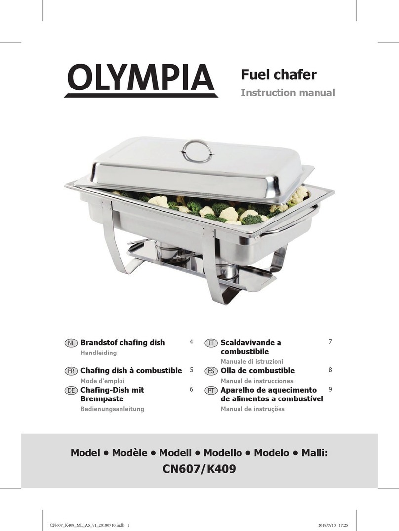 Olympia Milan CN607 instruction manual