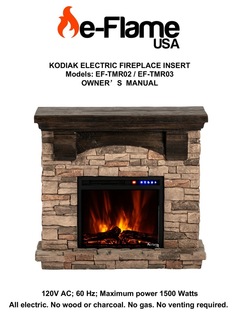 e-Flame USA KODIAK EF-TMR02 User manual e-Flame USA KODIAK EF-TMR02 User manual