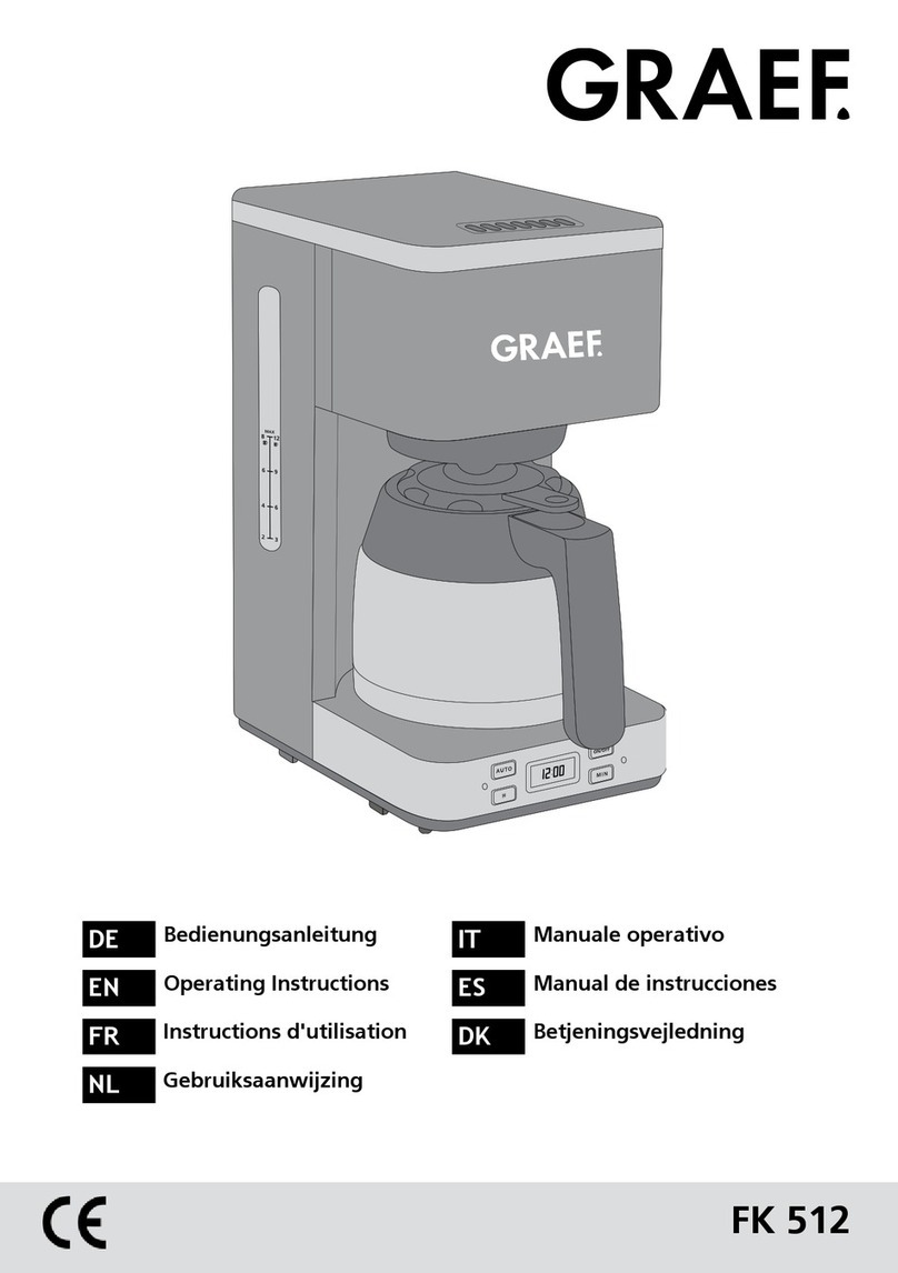 Graef FK 512 operating instructions