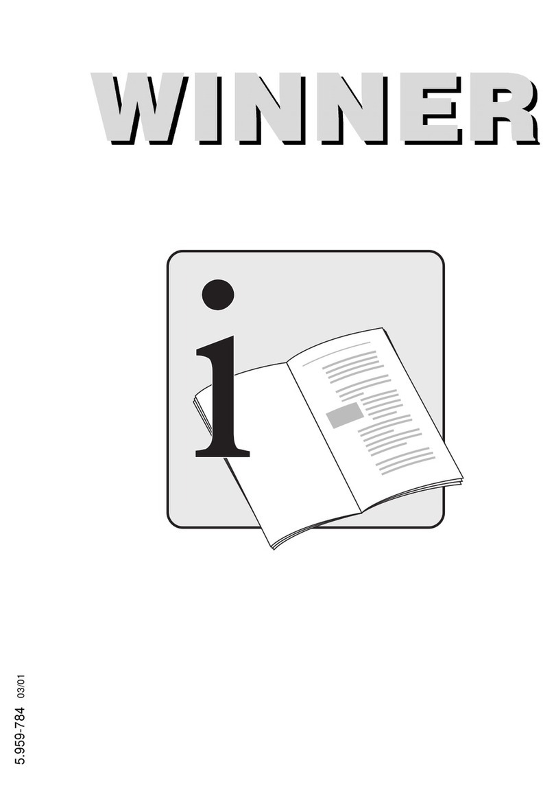 Winner 1.223 Series operating instructions