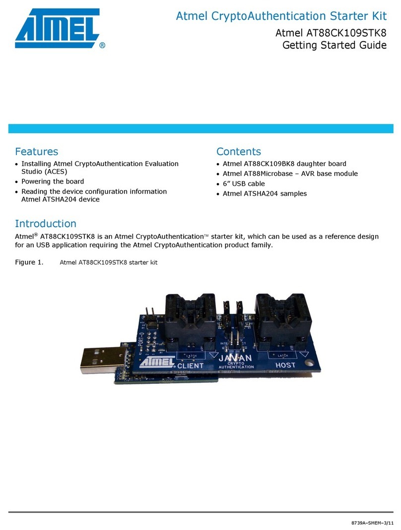 Atmel AT88CK109STK8 User manual