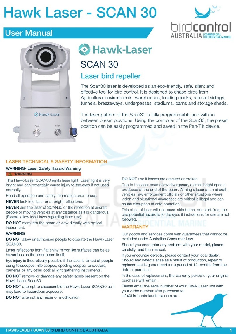 Hawk-Laser SCAN 30 user manual