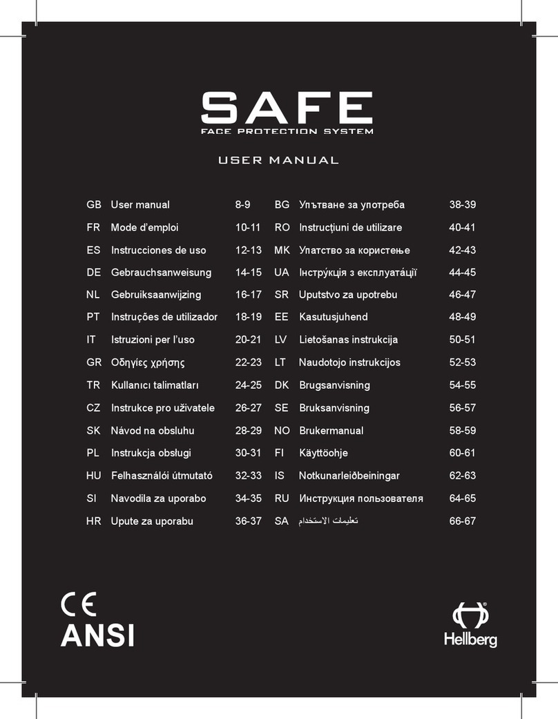 Hellberg SAFE Series user manual