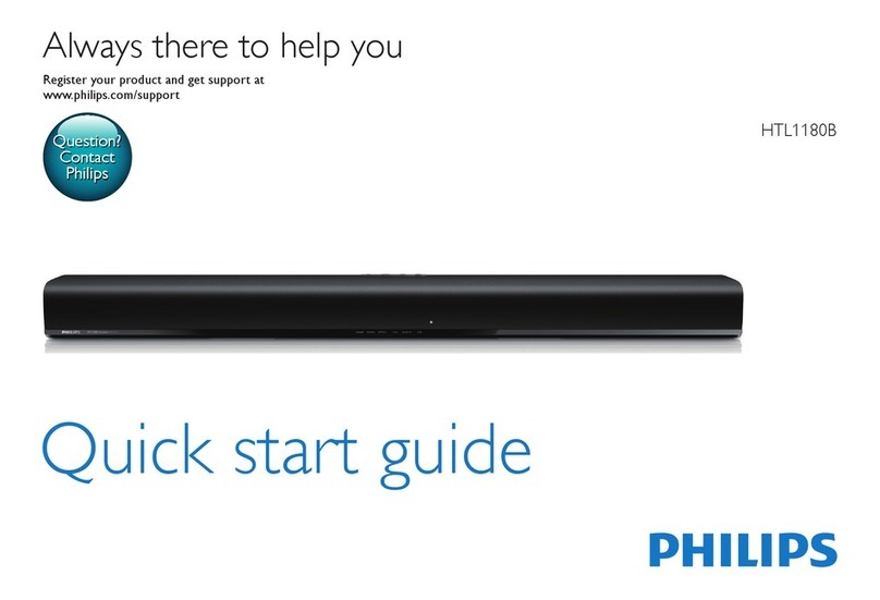 Philips HTL1180B User manual