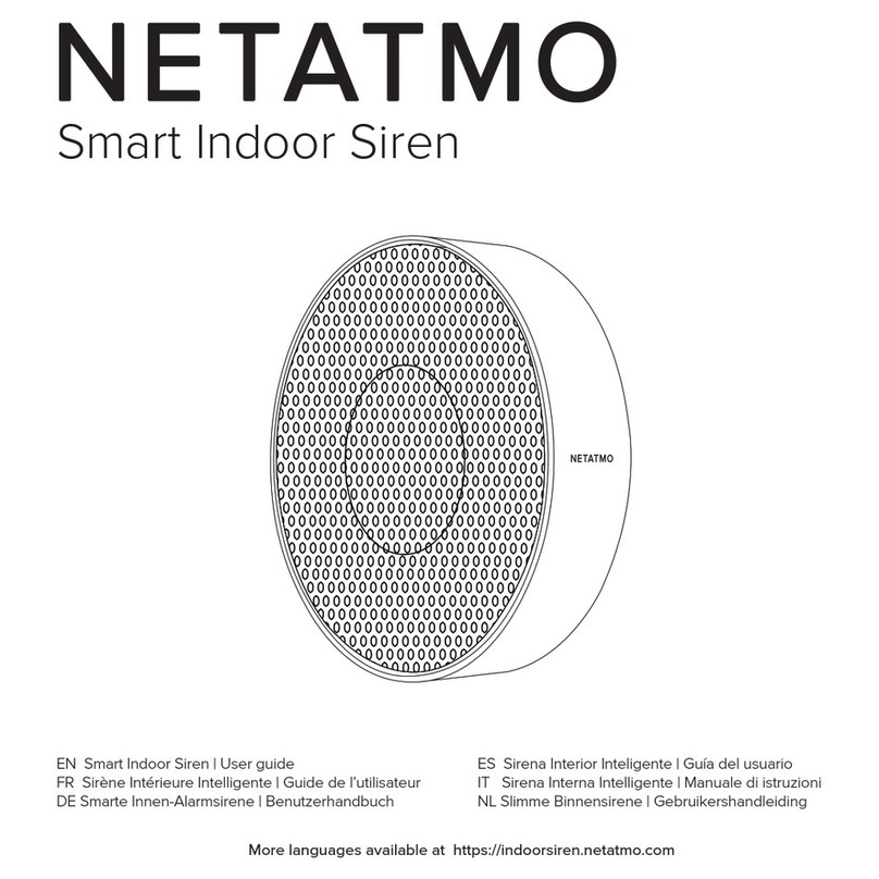 Netatmo NIS01 User manual