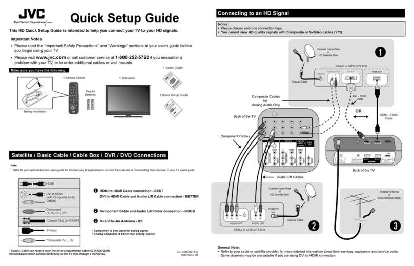 JVC LT-32EX38 User manual
