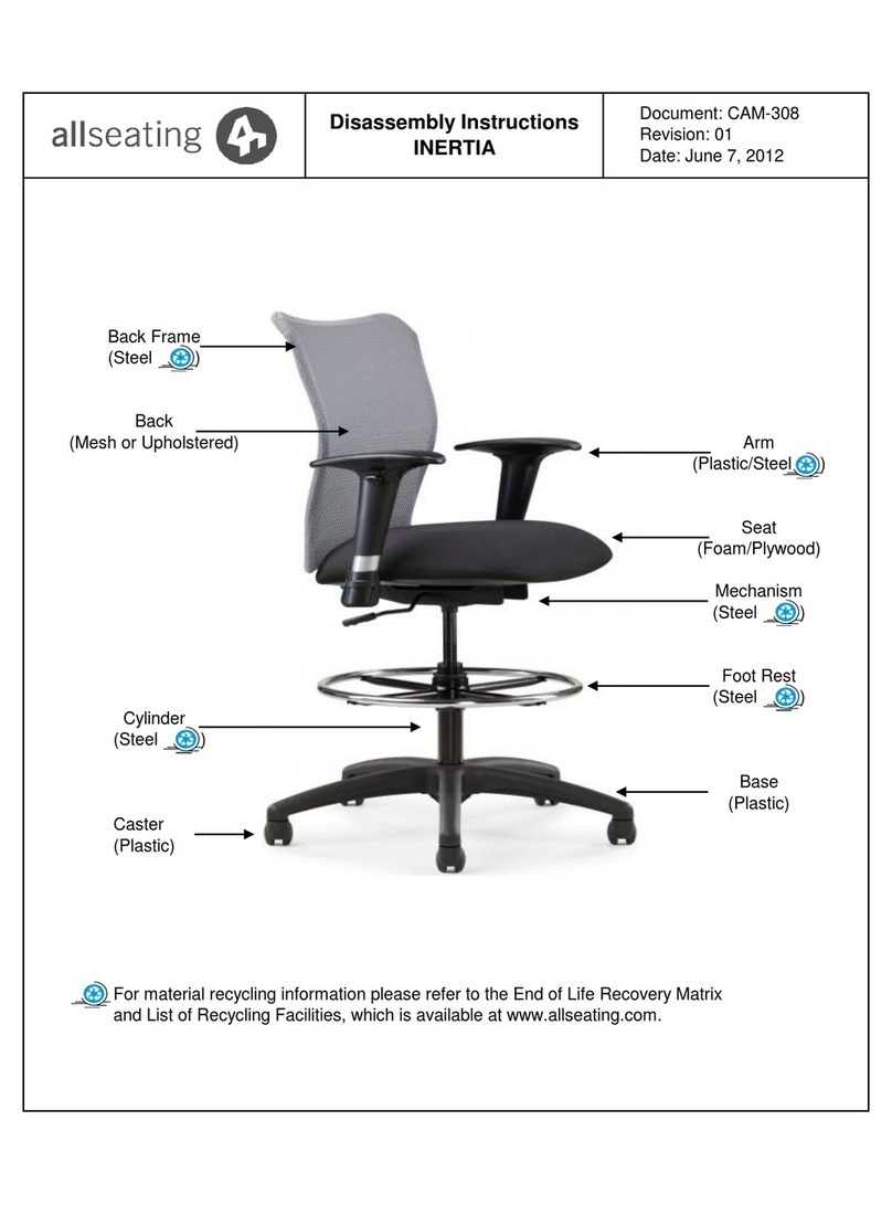 Allseating INERTIA Installation instructions Allseating INERTIA Installation instructions