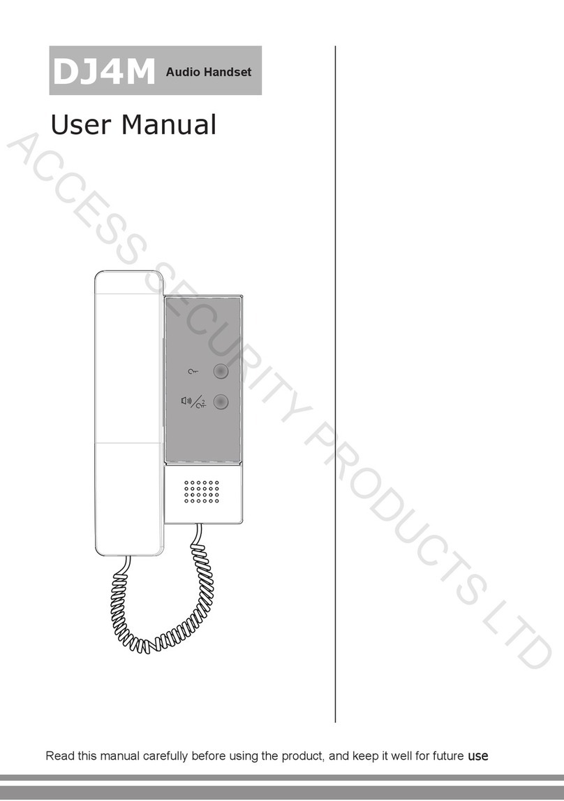Access Security Products DJ4M user manual