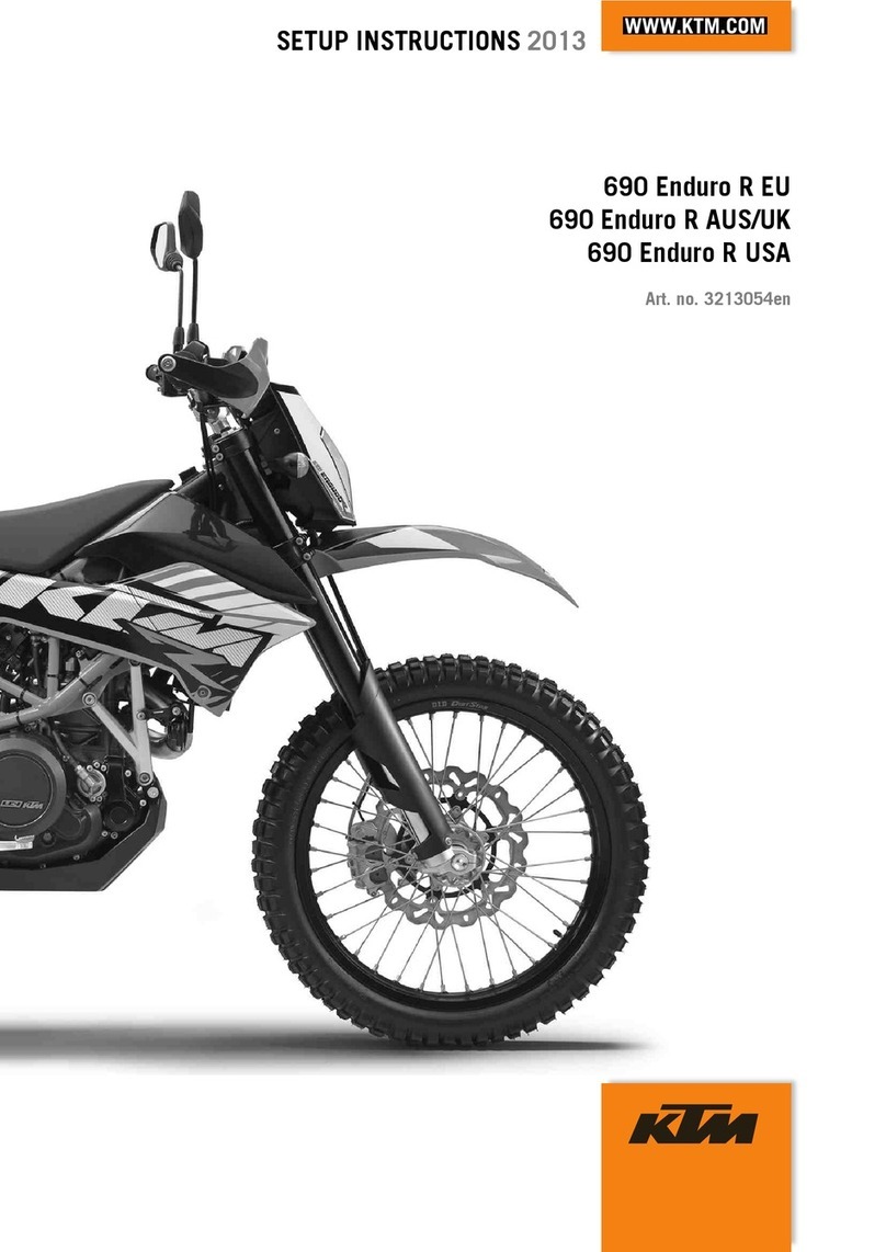 KTM 690 Enduro R EU 2013 Setup Instruction