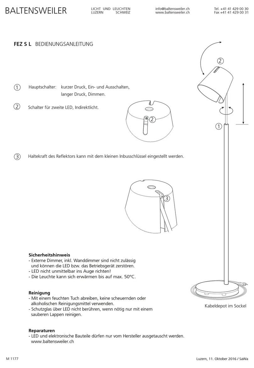 BALTENSWEILER FEZ S L instruction manual