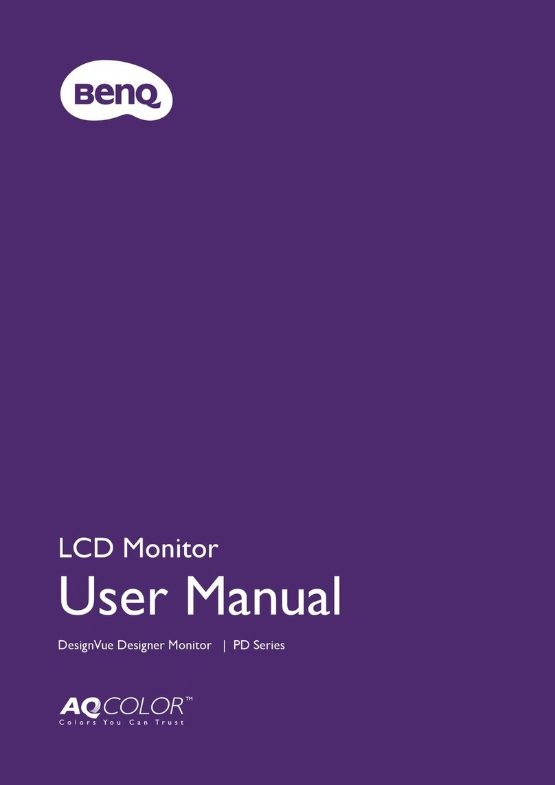 BenQ AQCOLOR DesignVue PD Series User manual
