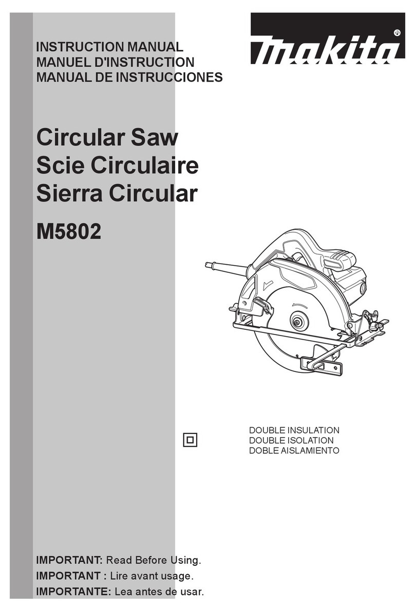Makita M5802 instruction manual