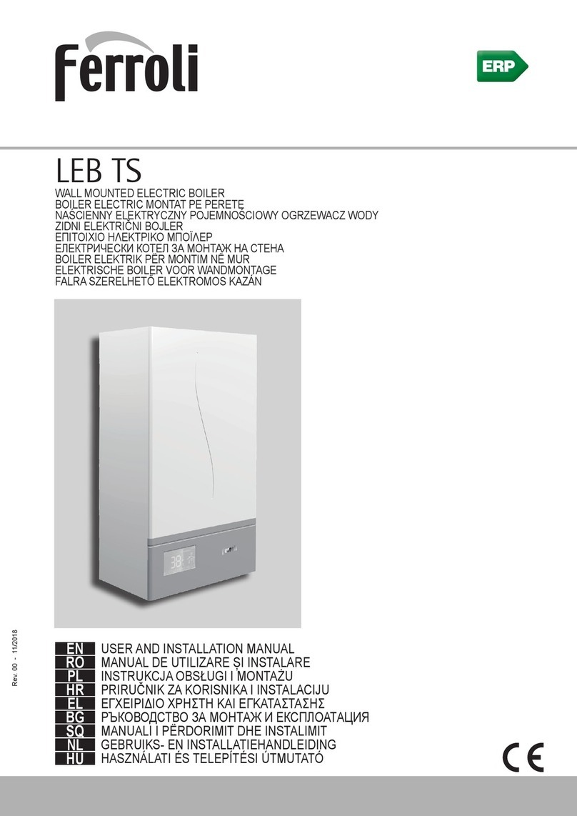 Ferroli LEB TS Operating manual