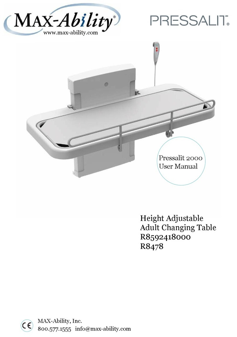 Max-Ability Pressalit 2000 user manual