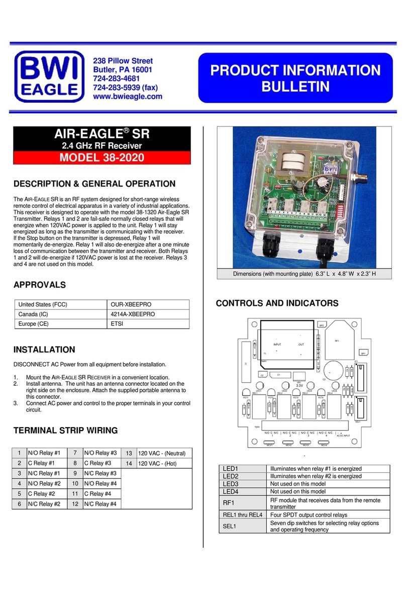 BWI Eagle AIR-EAGLE SR 38-2020 Product information bulletin