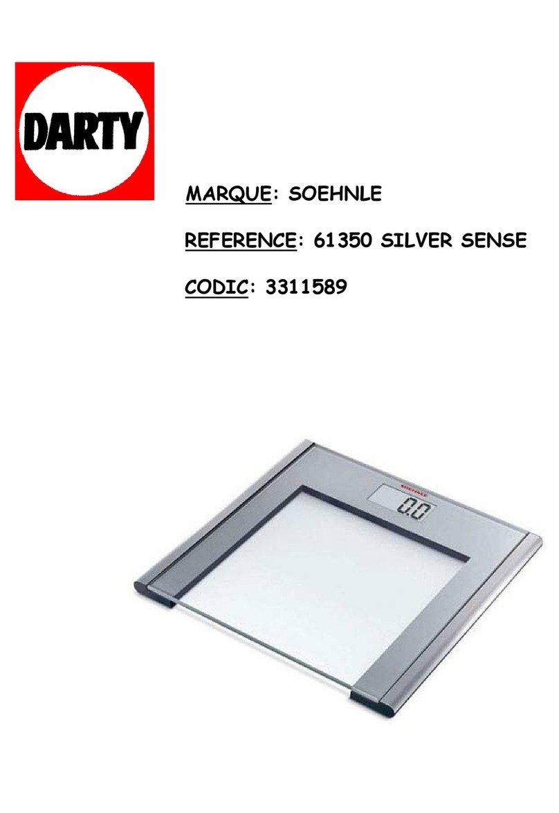 Soehnle SILVER SENSE User manual