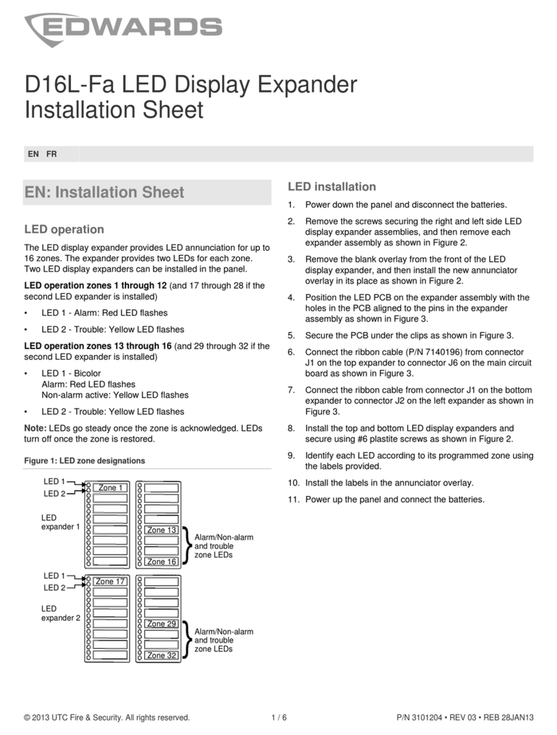 Edwards D16L-Fa Installation sheet