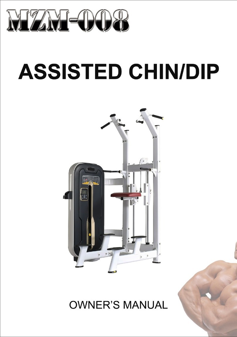 BRONZE GYM MZM-008 owner's manual