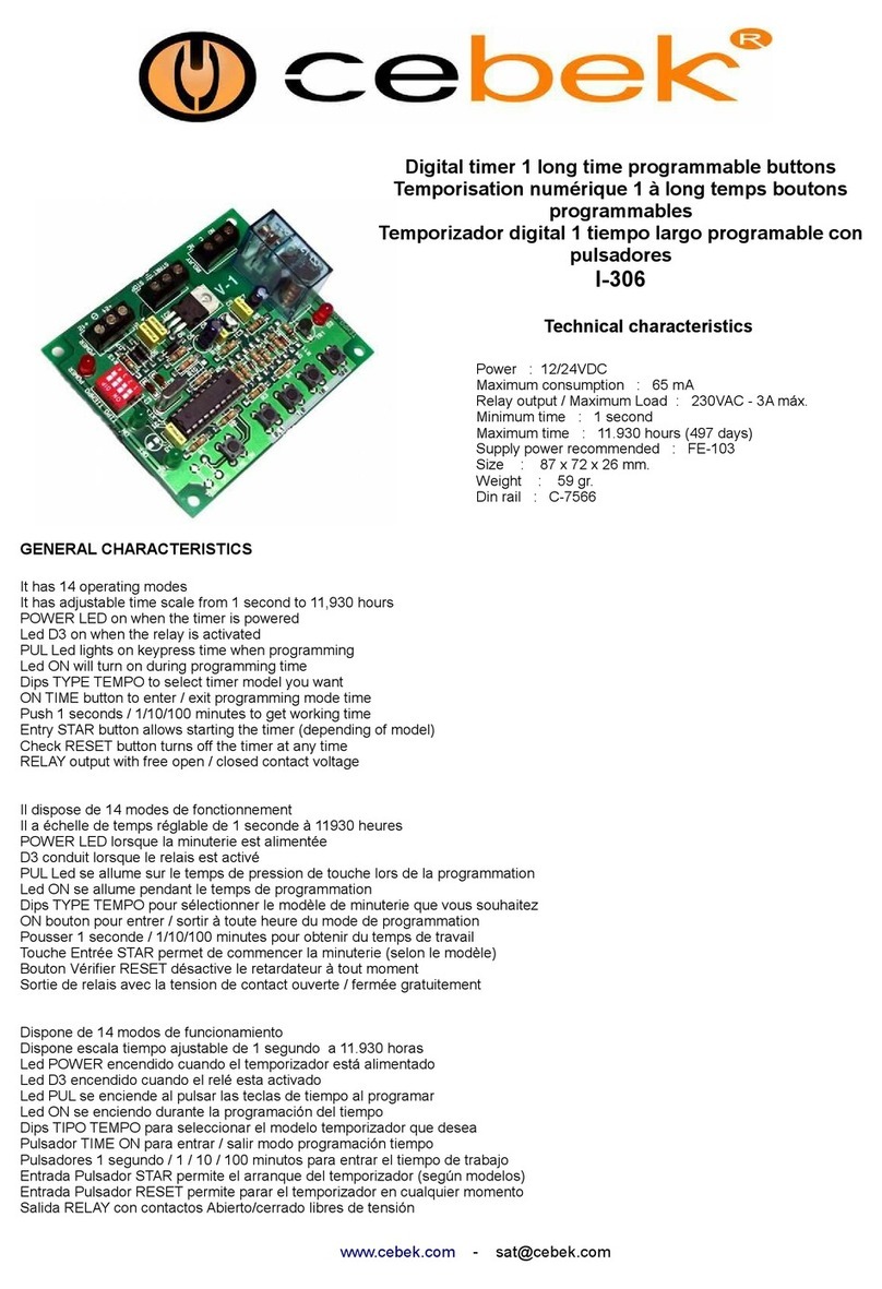 CEBEK I-306 user manual