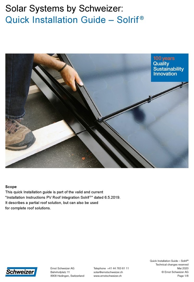 Schweizer Solrif User manual