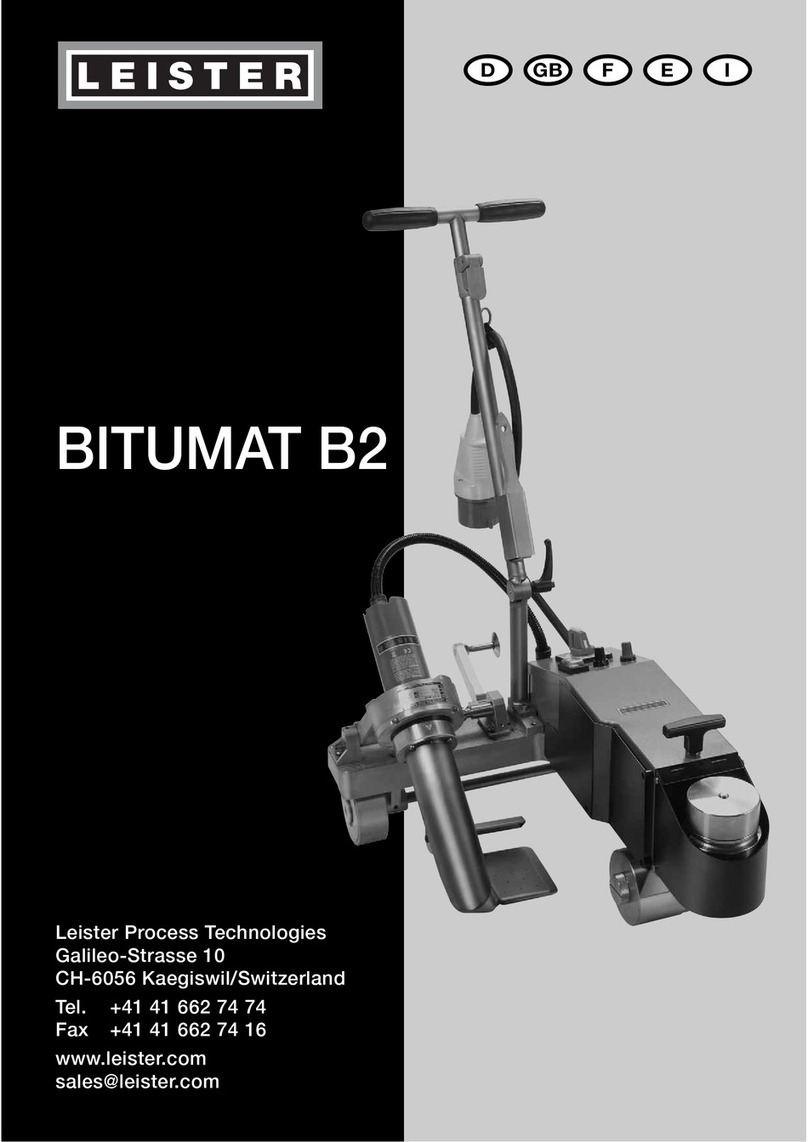 Leister BITUMAT B2 operating instructions