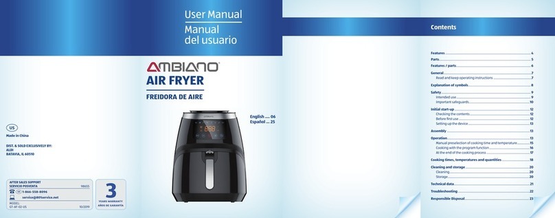 Ambiano GT-AF-02-US user manual Ambiano GT-AF-02-US user manual