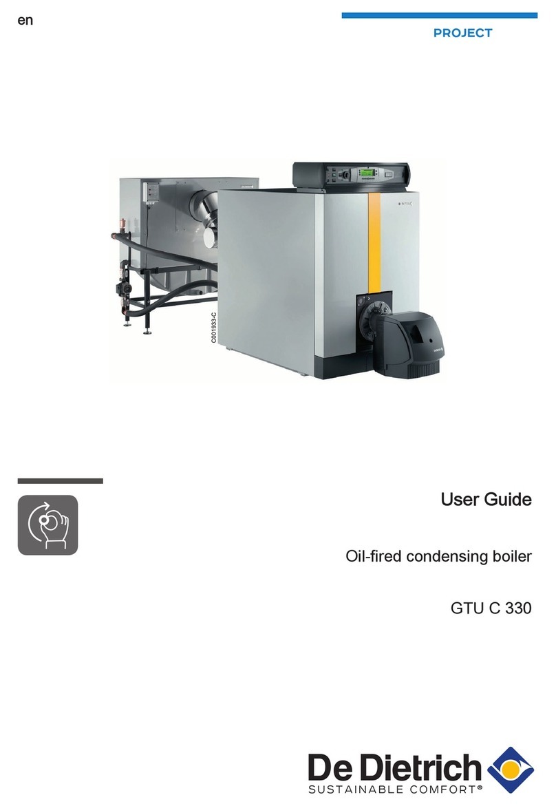 DeDietrich GTU C 330 user guide