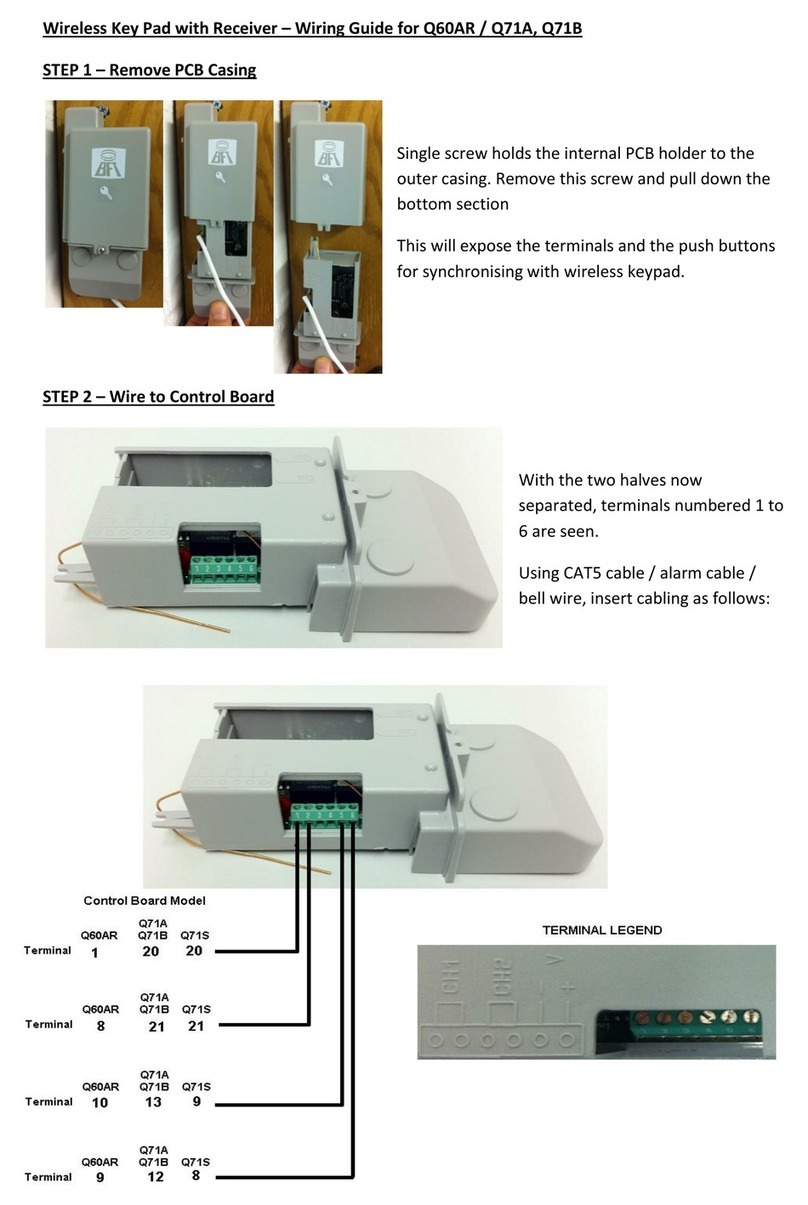 Gate Motors Q60AR User manual