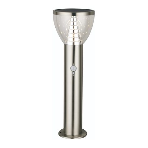 Saxby Lighting ALBA SOLAR POST PIR instruction manual