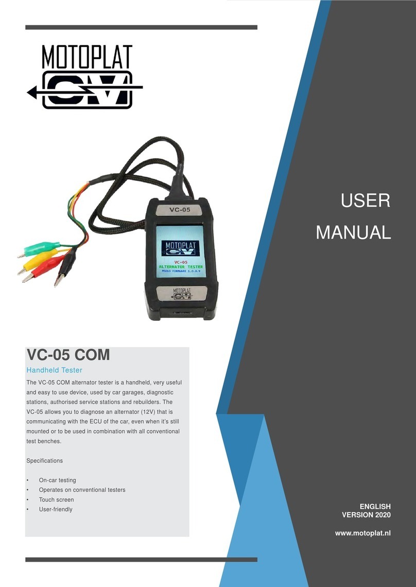 Motoplat VC-05 COM user manual