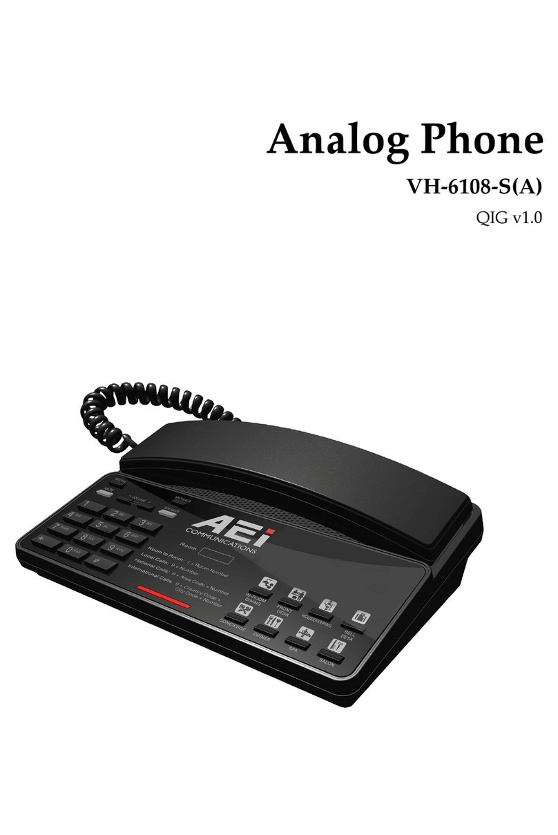 AEI COMMUNICATIONS VH-6108-S(A) User manual