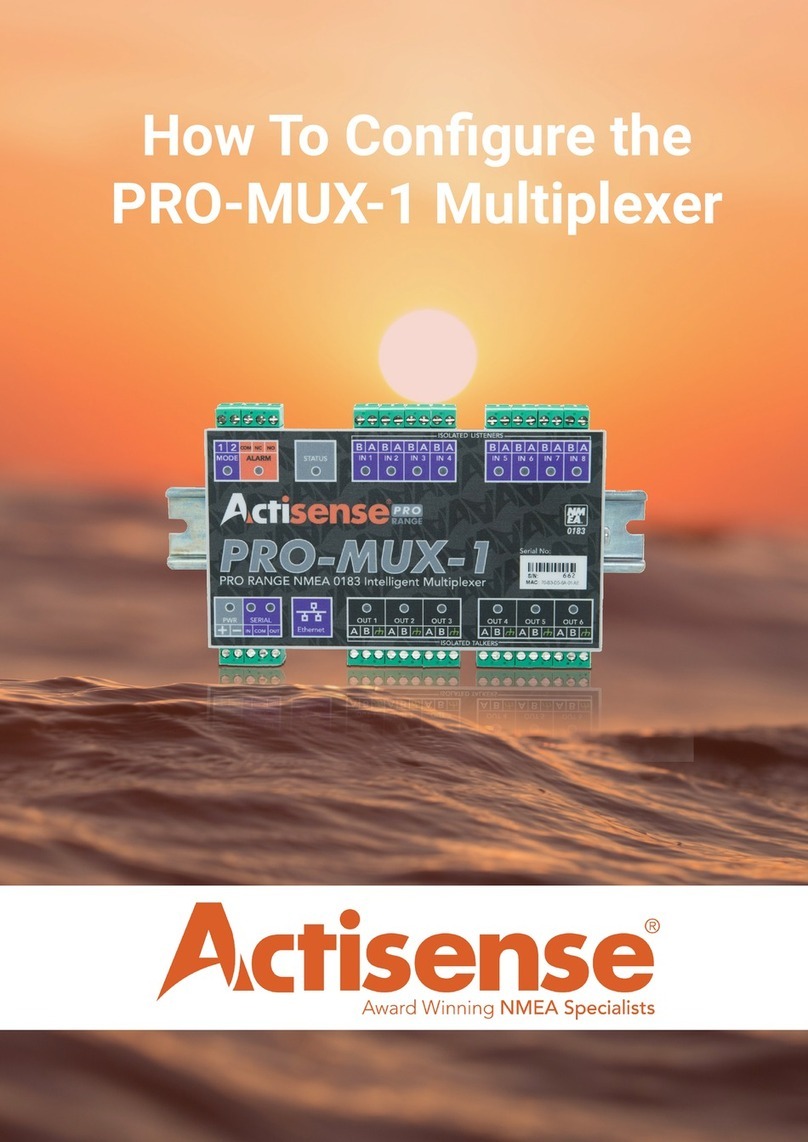 Actisense PRO-MUX-1 User manual