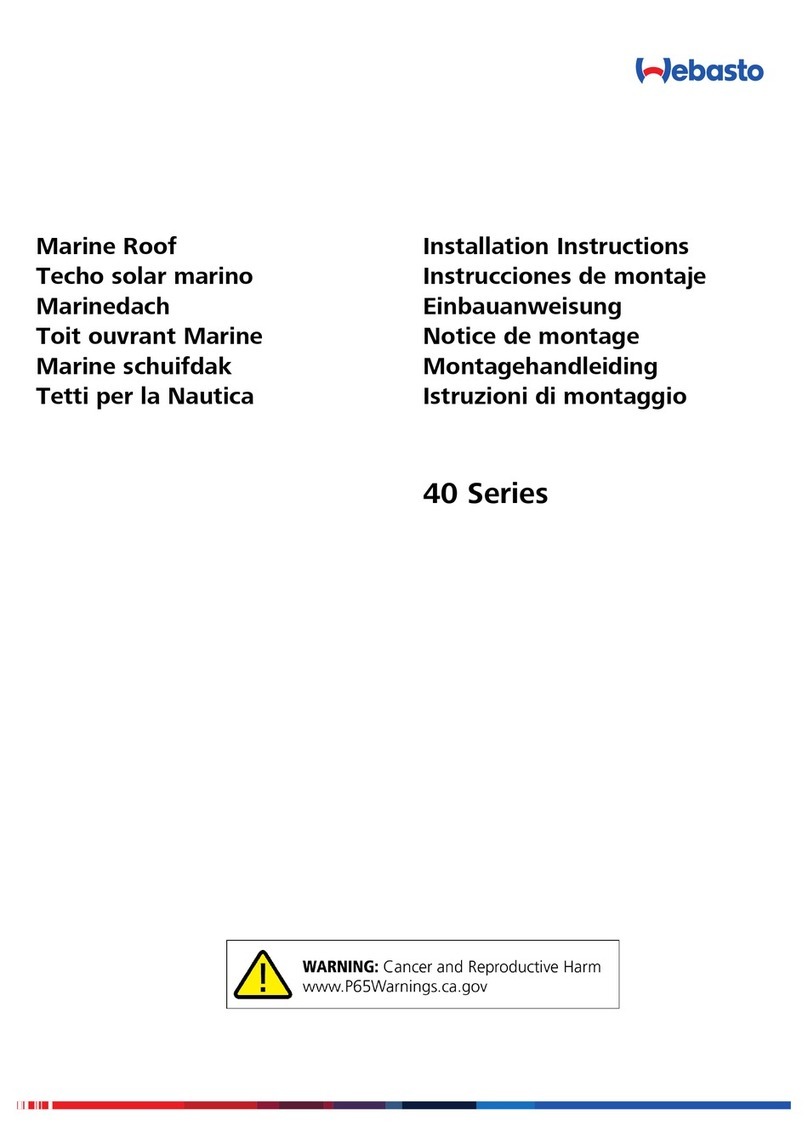 Webasto 40 Series installation instructions