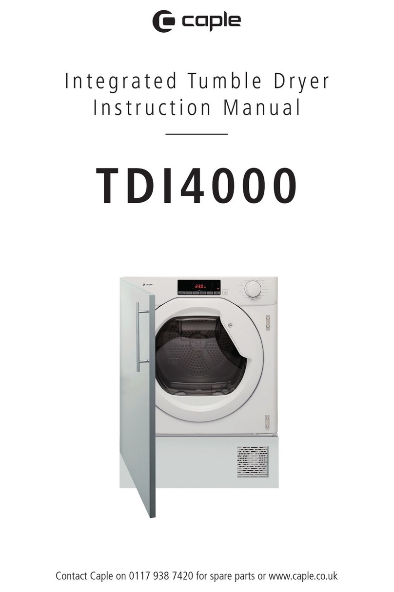 Caple TDI4000 instruction manual