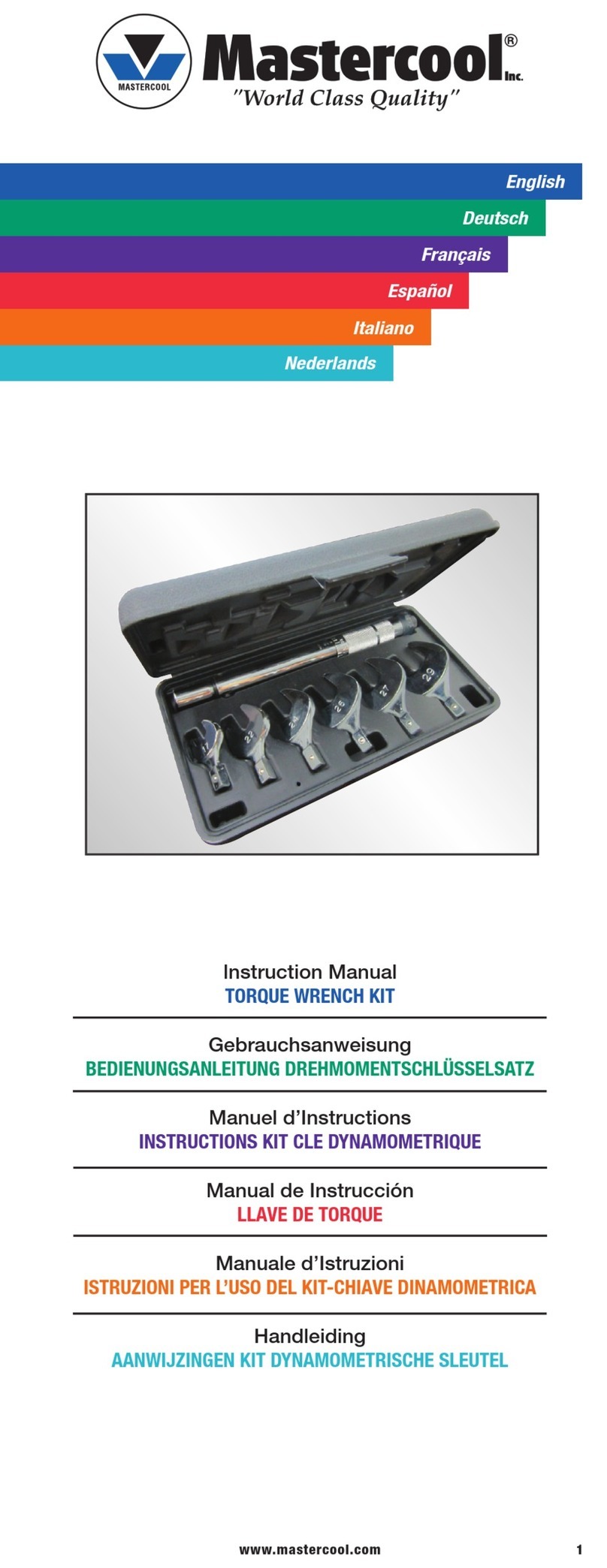 Master cool 70078 User manual