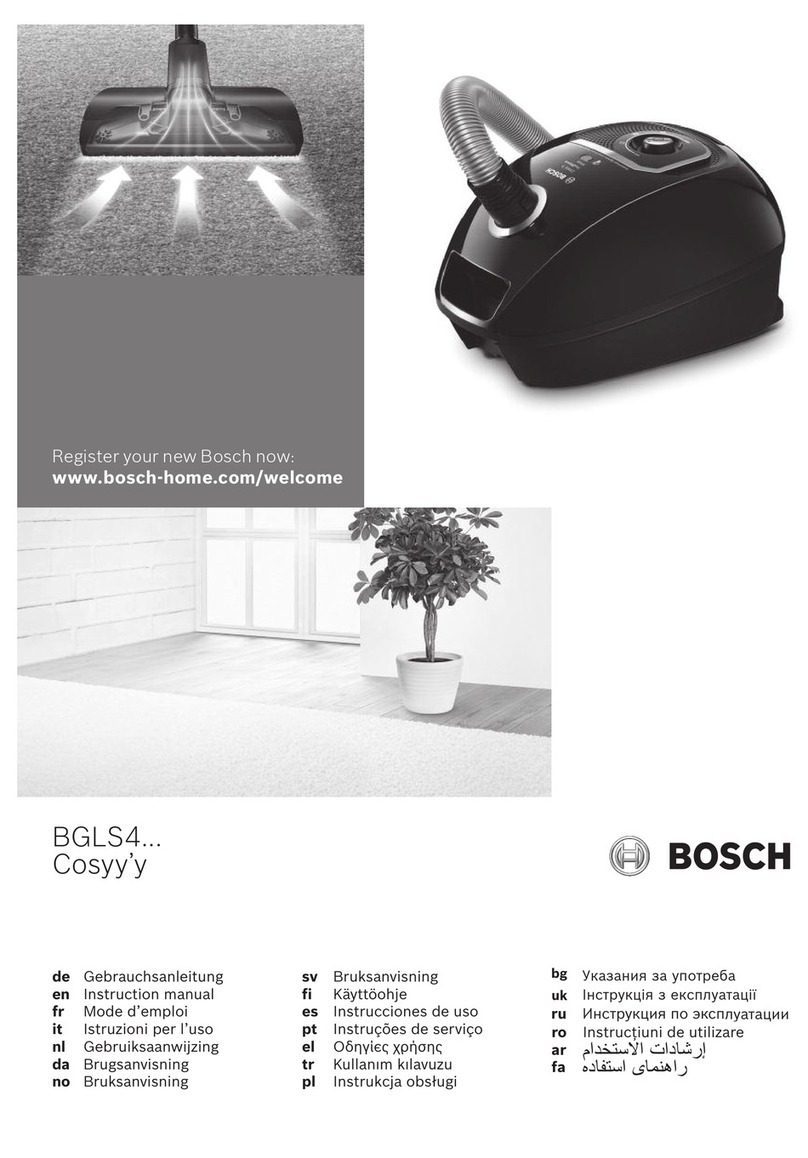 Bosch BGLS4 Series User manual
