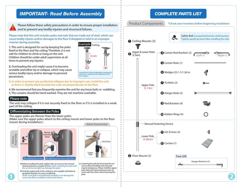 Prince Hanger PHUS-0062 quick start guide