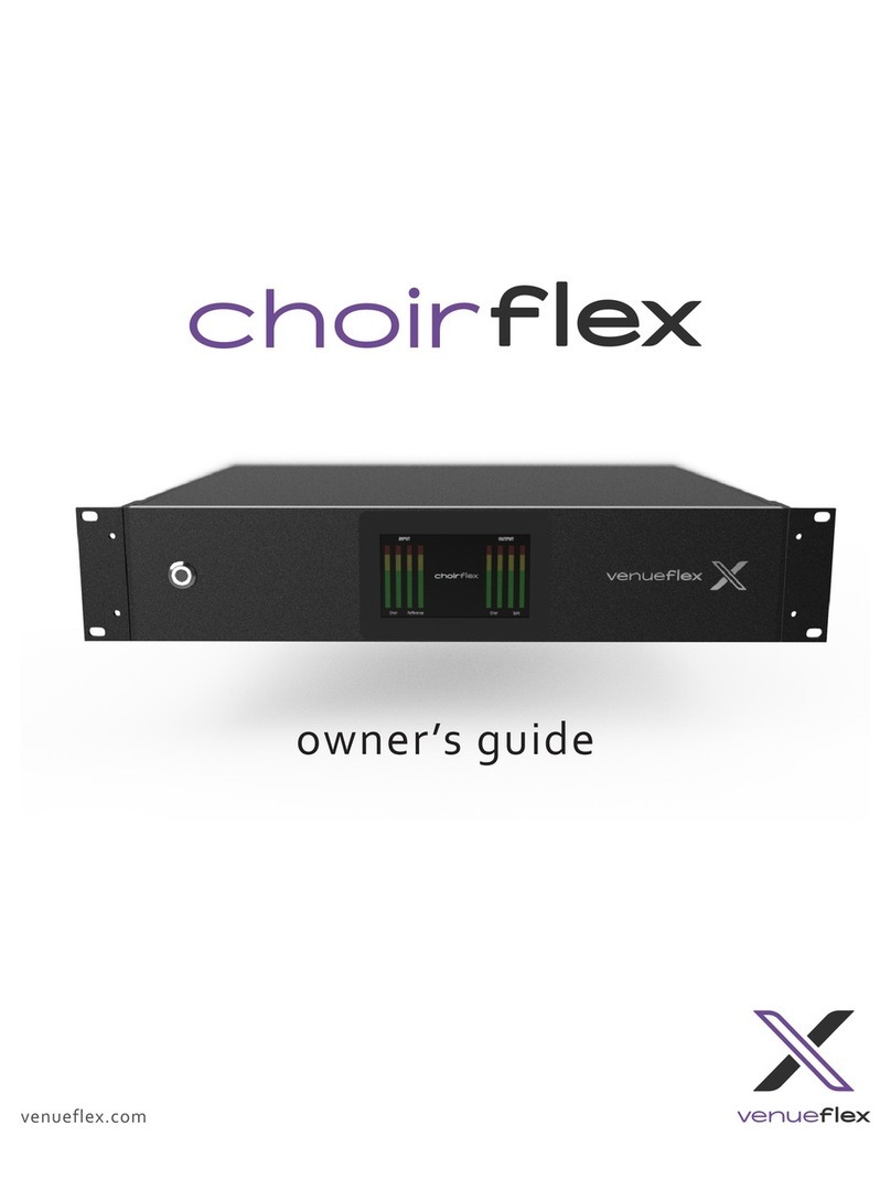 venueflex Choirflex-A owner's guide