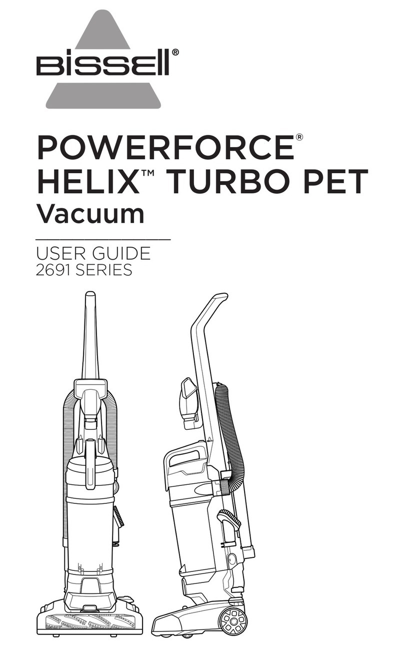 Bissell POWERFORCE HELIX TURBO PET 2691 Series user guide