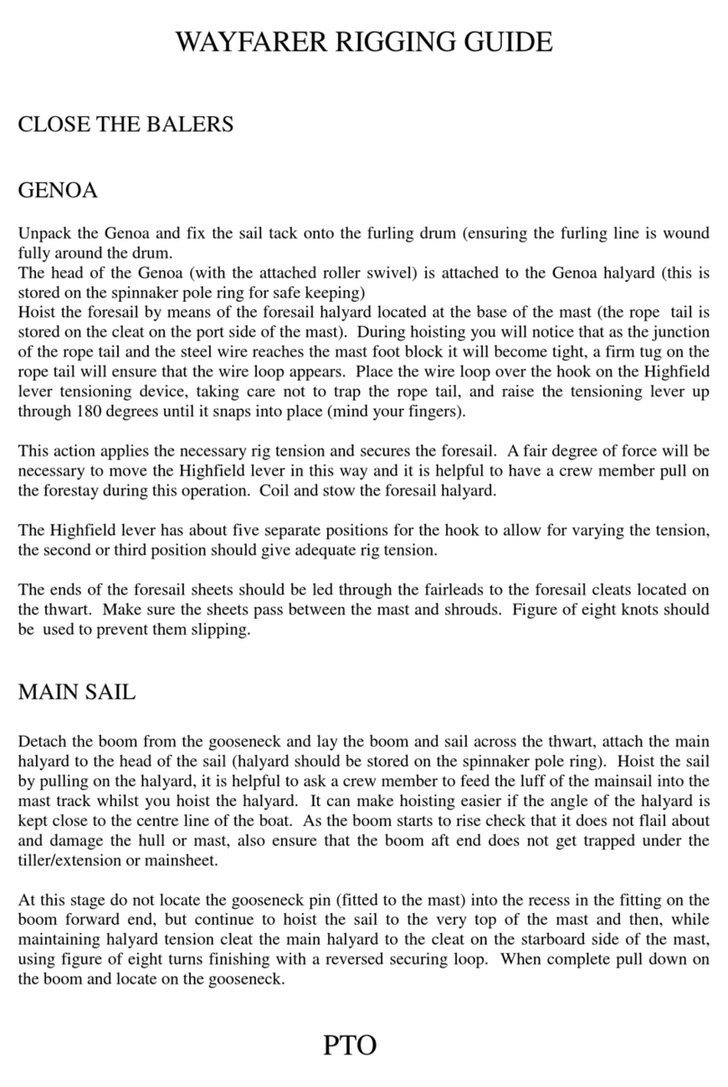 WAYFARER GENOA Rigging guide