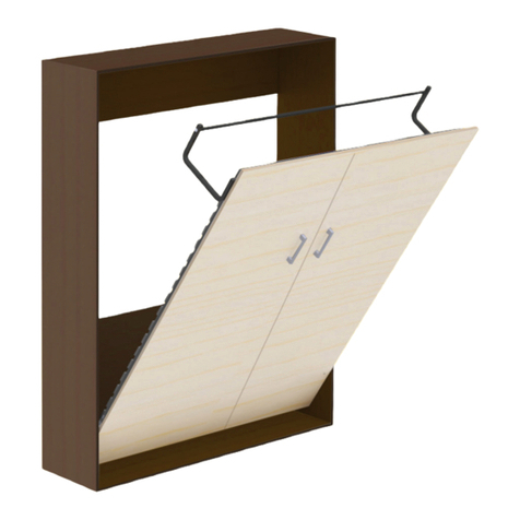 Rockler I-Semble VERTICAL MURPHY BED HARDWARE KIT User manual