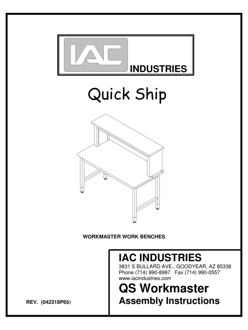 IAC INDUSTRIES Quick Ship WORKMASTER User manual