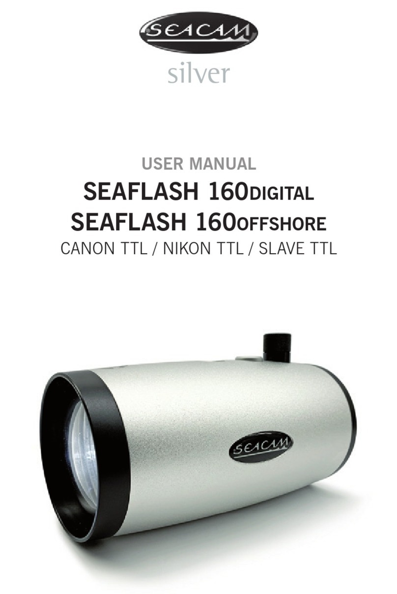Seacam SEAFLASH 160DIGITAL user manual