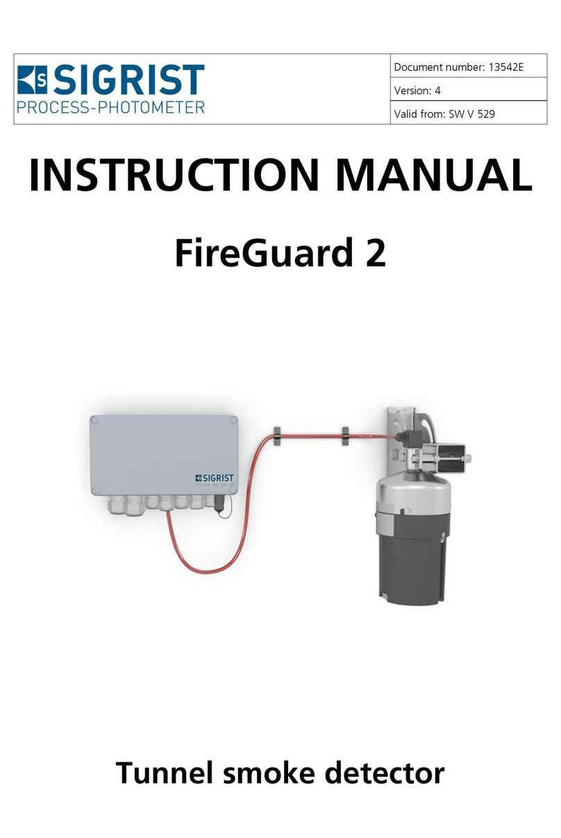 SIGRIST FireGuard 2 Integral instruction manual SIGRIST FireGuard 2 Integral instruction manual
