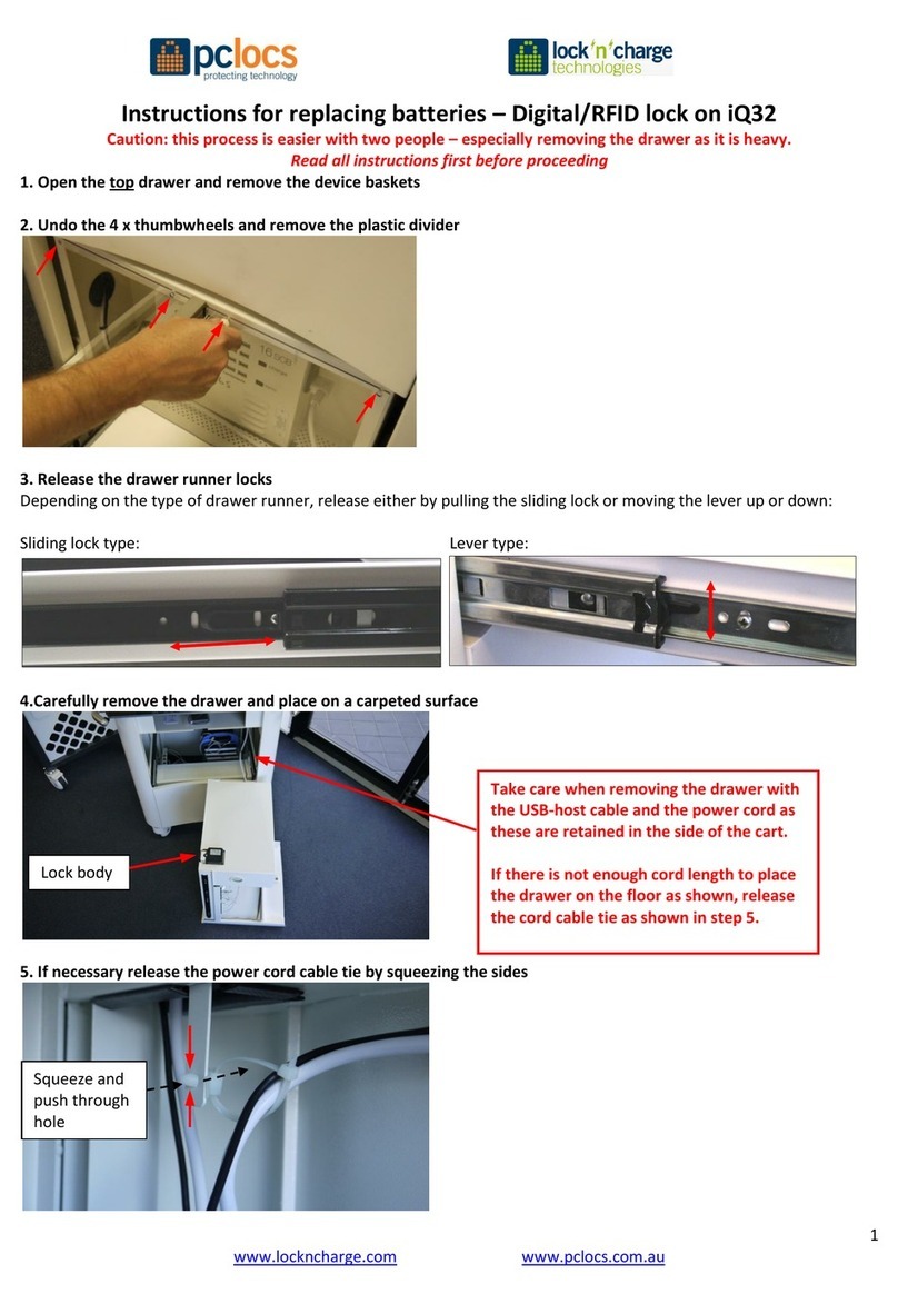 PC Locs iQ32 instructions