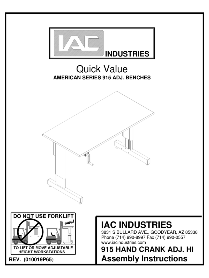 IAC INDUSTRIES Quick Value AMERICAN Series Assembly instructions