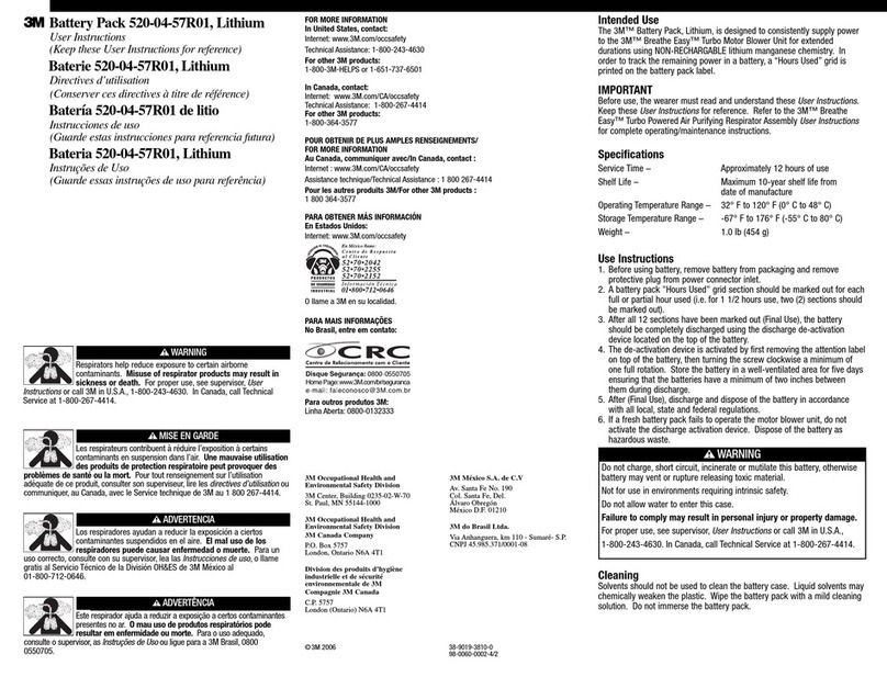 3M 520-04-57R01 User manual